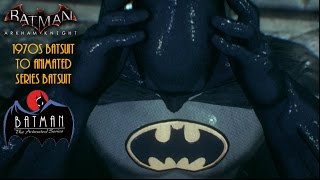 Batman Arkham Knight 1970s Batsuit to Animated Series Batsuit [upl. by Epul246]