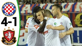 HNK Hajduk Split vs HNK Gorica 40 Bruno Durdov Goal All Goals and Extended Highlights [upl. by Ynaiffit903]