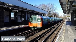 Canons Park  Jubilee line  London Underground  1996 Tube Stock [upl. by Filip]