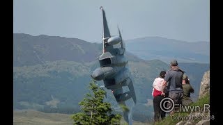 USAF F15c Low Level in the Mach Loop [upl. by Oregolac]