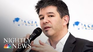 Uber’s CEO Travis Kalanick Steps Down Amid Shareholder Pressure After Scandals  NBC Nightly News [upl. by Hanan641]