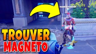 Où Trouver le Personnage MAGNETO sur Fortnite Saison 3 Emplacement [upl. by Schuler988]