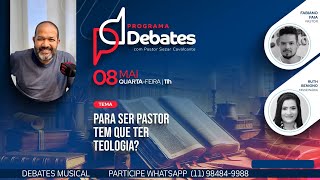 Para ser pastor precisa ter teologia  MISS RUTH BENIGNO debates musicalfm sezarcavalcante [upl. by Nahtanaoj]