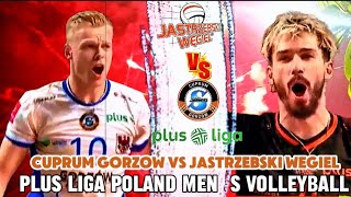 JASTRZEBSKI WEGIEL 🆚 CUPRUM GORZOW PLUS LIGA POLAND MENS VOLLEYBALL 2024 [upl. by Ann]