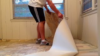 HOW TO INSTALL VINYL FLOORING SIMPLE STEPS TO FOLLOW [upl. by Araes]