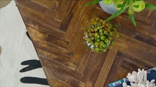 Stunning DIY Herringbone Table  Steven amp Chris  CBC [upl. by Smiga]