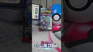 NEW POKEMON SET OPENING A STELLAR CROWN BOOSTER BUNDLE PACK 5 shorts [upl. by Milzie]