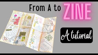 Make a zine from scratch  a zine tutorial [upl. by Lennox]