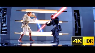 ObiWan Kenobi vs Darth Maul 4K HDR  Star Wars The Phantom Menace [upl. by Orimar]