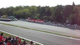 Monza 09 Last Lap  Hamiltons Accident [upl. by Hsuk]