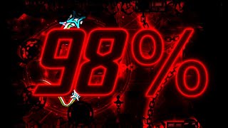 Extreme Demon quotBLOODLUSTquot By Knobbelboy 98 Progress 9 Jump from phobos  Geometry Dash 22 [upl. by Nylhtac]