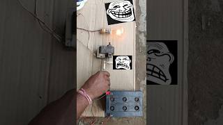 DC to ACDC 12 volt to AC 220voltnew free energyamazing videoexperimentmotor experimentAC fan [upl. by Selmner274]