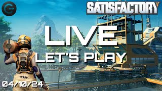 Le toit de lusine dacier  Live du 041024  Lets Play Satisfactory FR [upl. by Ahter880]