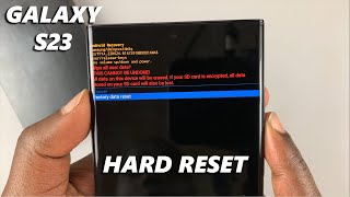 How To Hard Reset Samsung Galaxy S23s  Wipe Data  Hard Factory Reset [upl. by Eileme951]