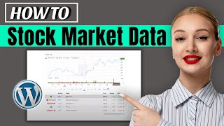 How to display stock market data in wordpress [upl. by Mosra]