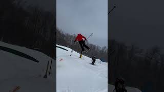 Big ski trick skiing skitok [upl. by Aleras]