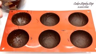 How To Make A Chocolate Sphere Chocolate Technique [upl. by Francisco]