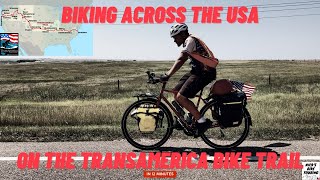 The TransAmerica Bike Trail in 12 Minutes BIKING ACROSS THE USA [upl. by Herodias179]