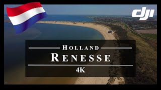 Relaxing Renesse 🇳🇱 Drone Aerial 4K  Holland Netherlands Nederland [upl. by Alyworth]