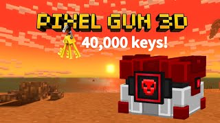 40000 keys chest opening in  pixel Gun 3d [upl. by Aihsekyw405]