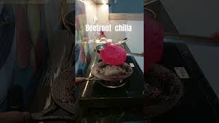 Healthy Beetroot Chilla Easy to Make breakfast youtube cooking [upl. by Notlehs]