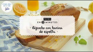 Bizcocho con harina de espelta  Recetas La Lechera [upl. by Arfihs832]