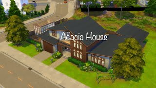 Acacia House  Sims 4 Speed Build  NoCC [upl. by Mckale]