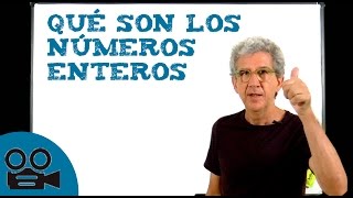 Qué son los números enteros [upl. by Taro]