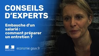 Embauche dun salarié  comment préparer un entretien [upl. by Evilc]