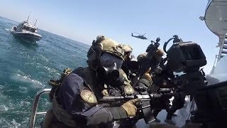 The Coast Guard Can Be Awesome Too GoPro Helmet Cam Ship Raid Training [upl. by Anitnemelc386]