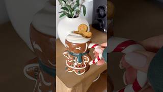 Iced gingerbread cookie latte ☕️🍪 icedcoffee gingerbread cozy holiday yum christmas shorts [upl. by Shina]