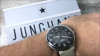 Junghans Meister Driver Day Date Automatic 2017 [upl. by Ahsaekal361]