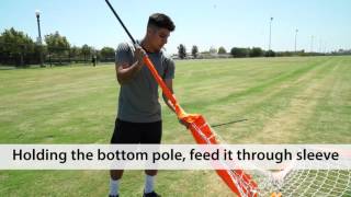 Bownet Soccer Goal 7x21 Set Up Video [upl. by Wiseman]