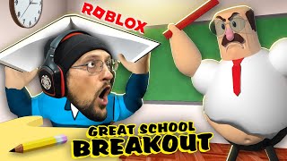 Roblox Great School Breakout Escape the Chubby Teacher FGTeeV [upl. by Amirak]