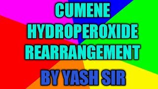 cumene hydroperoxide rearrangement [upl. by Anemij]