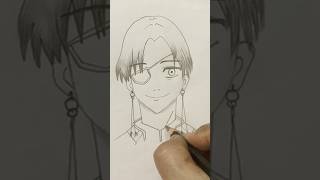 Easy anime drawing drawing art sketch shorts animedrawing [upl. by Yelrahs]