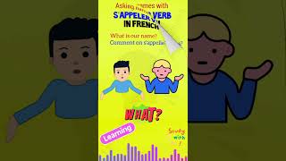 HOW TO ASK NAMES WITH SAPPELER VERB IN FRENCH frenchforbeginner trending viralshortsytshorts [upl. by Ihtac538]