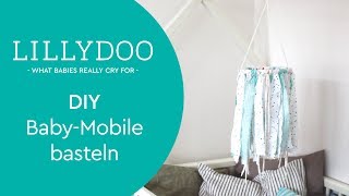 BabyMobile selber basteln  LILLYDOO DIY Ideen mit Steffie [upl. by Eille]