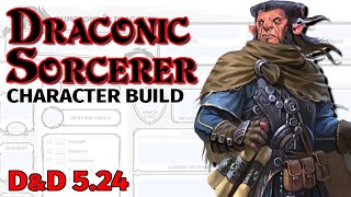 DampD 2024 Draconic Sorcerer 5E Character Build  Blast them with Fire [upl. by Eneg]