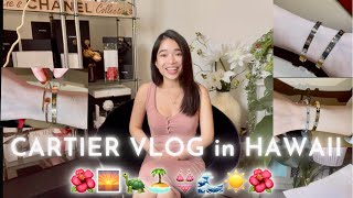 CARTIER VLOG in HAWAII 🌺🐢🏝🥂👙🌊🌅 [upl. by Podvin]