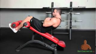 Incline Bench Sit ups [upl. by Delcine112]