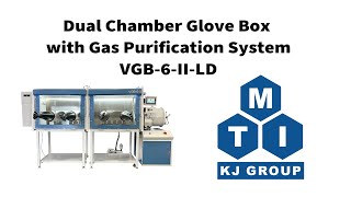 Dual Chamber Glove Box with Gas Purification System  VGB6IILD [upl. by Afital993]