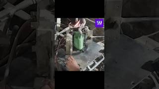 Manufacturing of Plastic Oil can plasticfactory machine oilcan gallonofwater shorts [upl. by Togram]