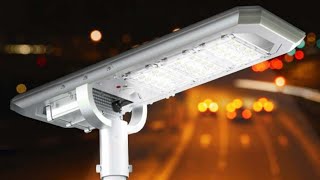 Lampione solare 3000 Lumen  funzionamento e installazione Lampione solare 3000 Lumen [upl. by Kcirredal]