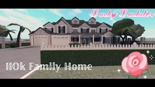 110k  Bloxburg  Family Home Exterior and layout [upl. by Akimrehs629]