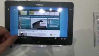 Samsung ATIV Tab prise en main à lIFA 2012  par TestMobilefr [upl. by Peti432]