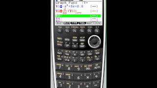 CASIO fxCG20 GTR Anleitung Tutorial  Ableitungsfunktion mit Gleichung [upl. by Tiffany562]