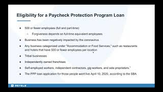 Paycheck Protection Program Flexibility Act Overview [upl. by Gass724]