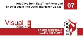 AddDays from DateTimePicker and Show it again into DateTimePicker VB NET [upl. by Anel]