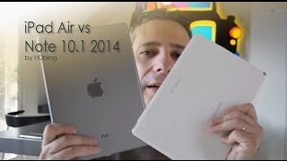 iPad Air Vs Galaxy Note 101 2014 Edition video confronto da HDblogit [upl. by Aynas]